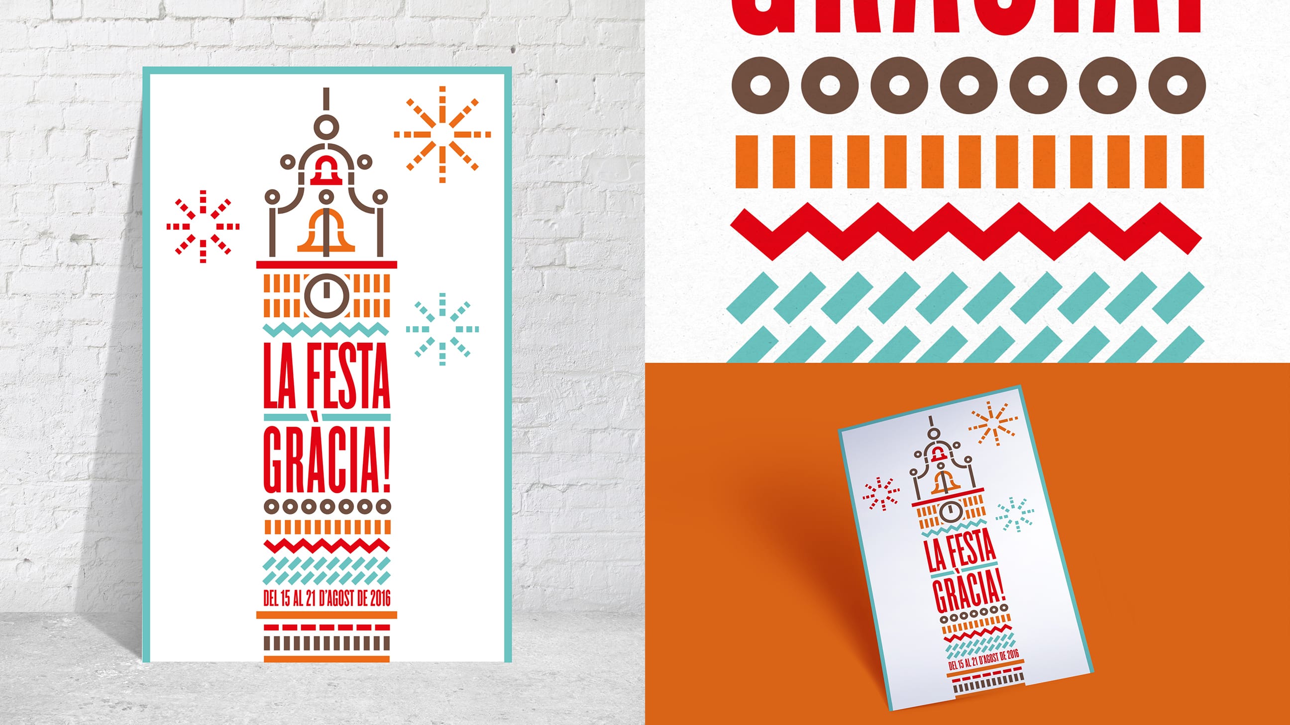 Diseño Cartel Festa Major Gracia | Croma Studio