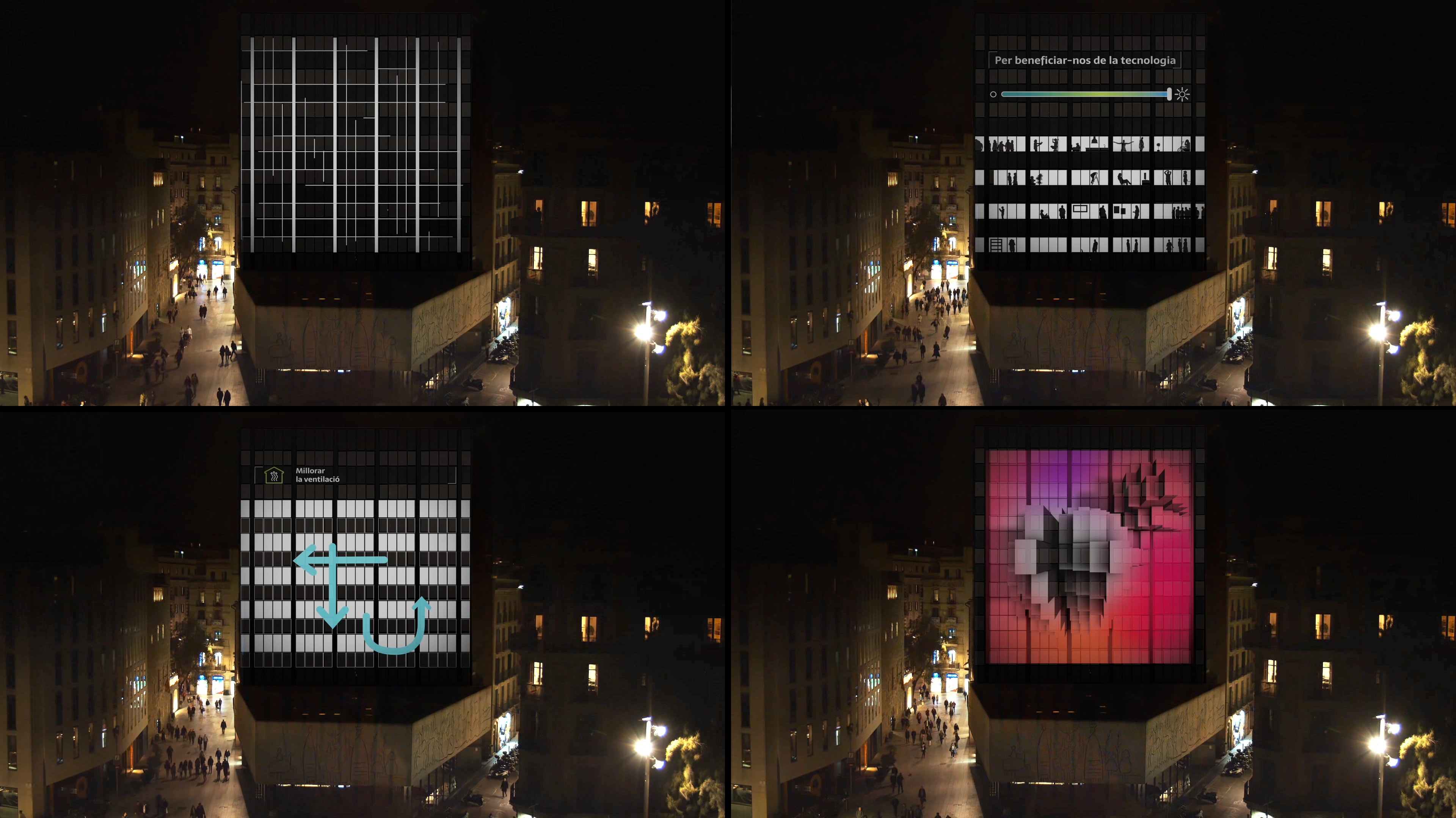 Video Mapping Col·legi d’Arquitectes de Catalunya 1 | Croma Studio